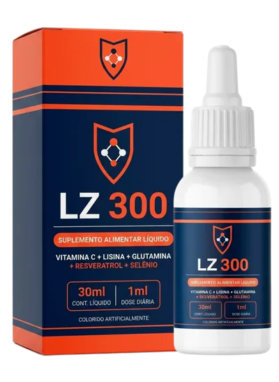 Frasco e embalagem do Tratamento Natural LZ300